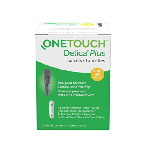 One Touch Delica Plus Blood Lancet 100 Pcs – Care Center